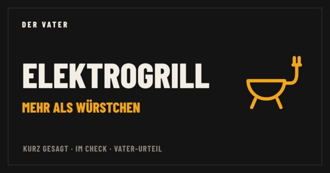 Illustration: Schriftzug Elektrogrill: mehr als Würstchen